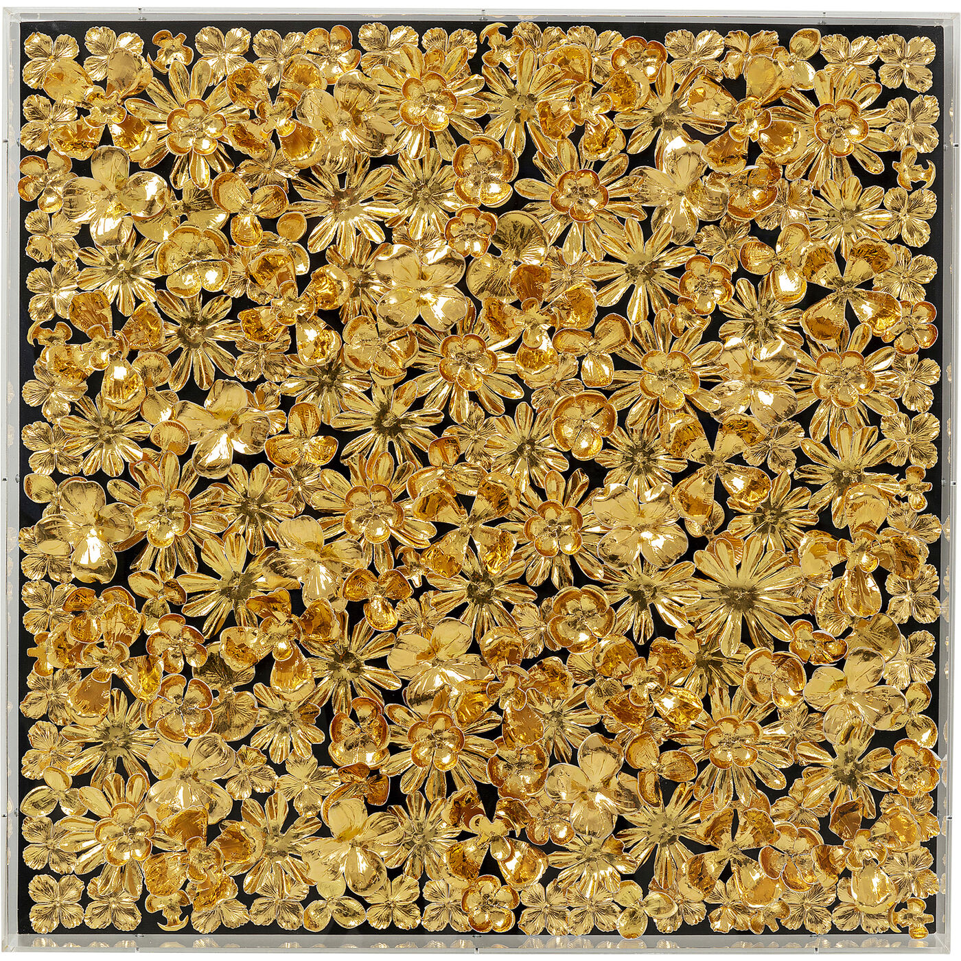 Панно настенное Gold Flower 80x80 см