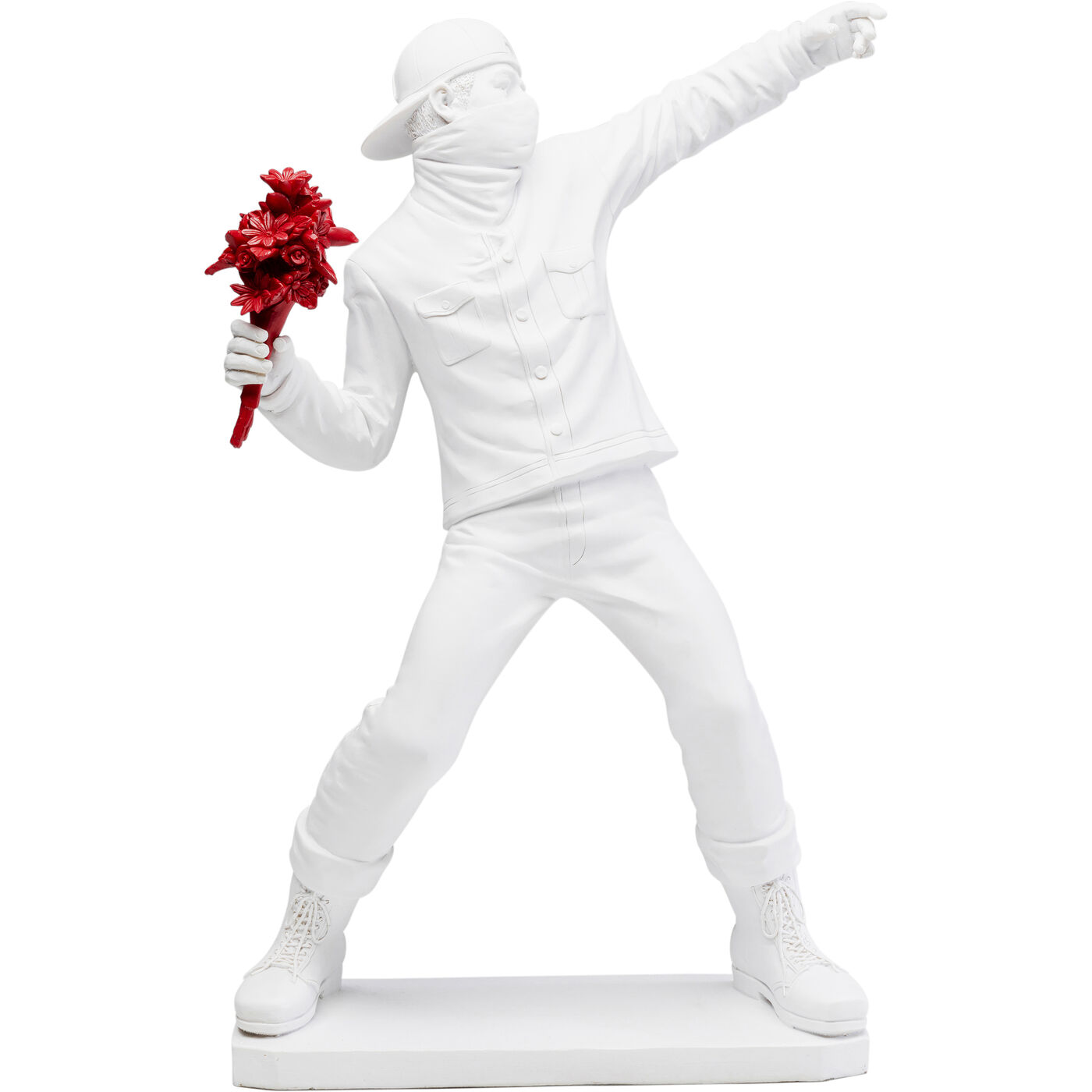 Фигура декоративная Street Art Bouquet White 67 см