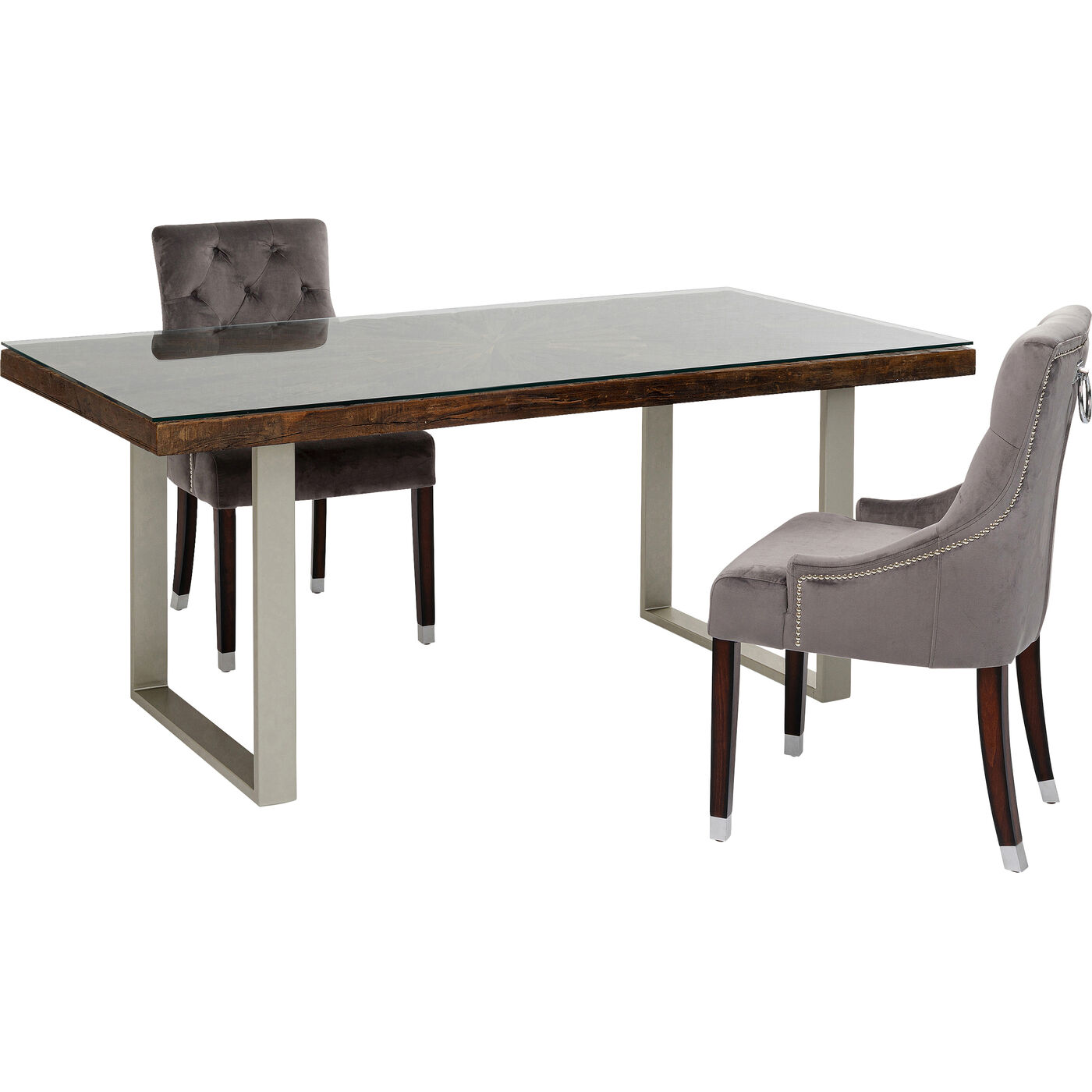 Стол Conley Silver 180x90 см
