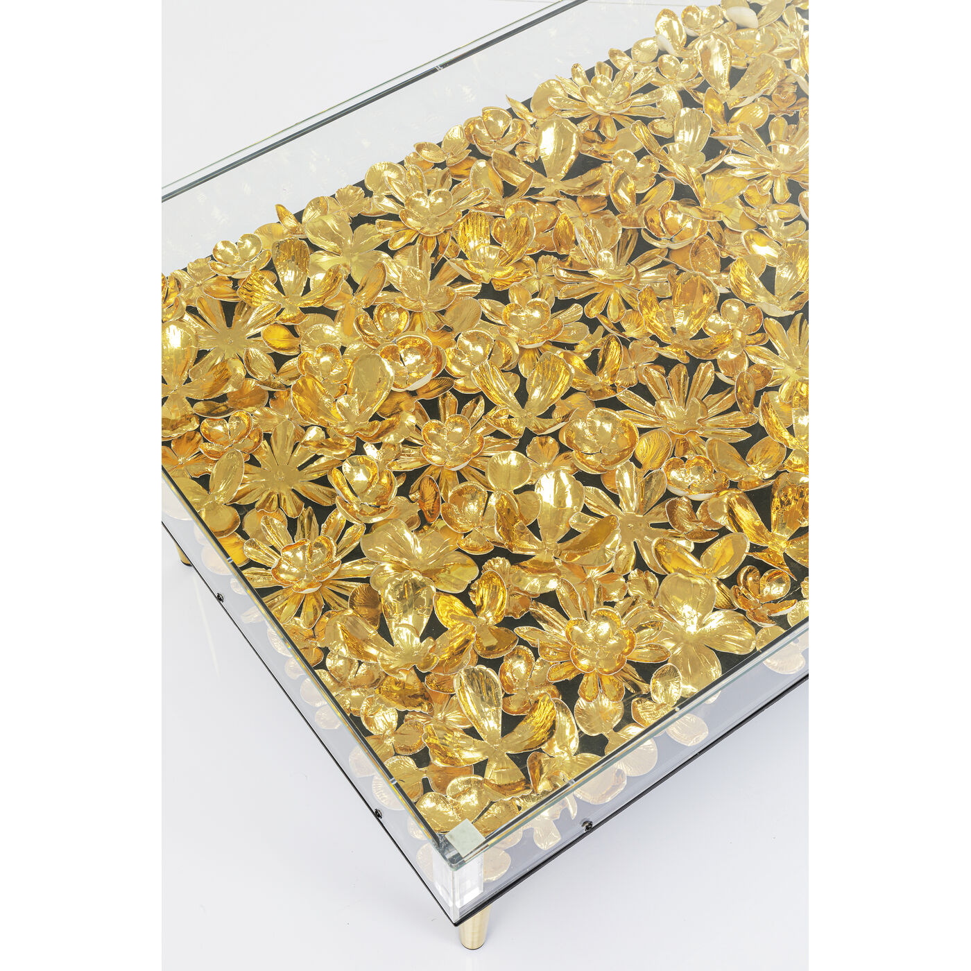 Стол кофейный Gold Flower 120x60 см