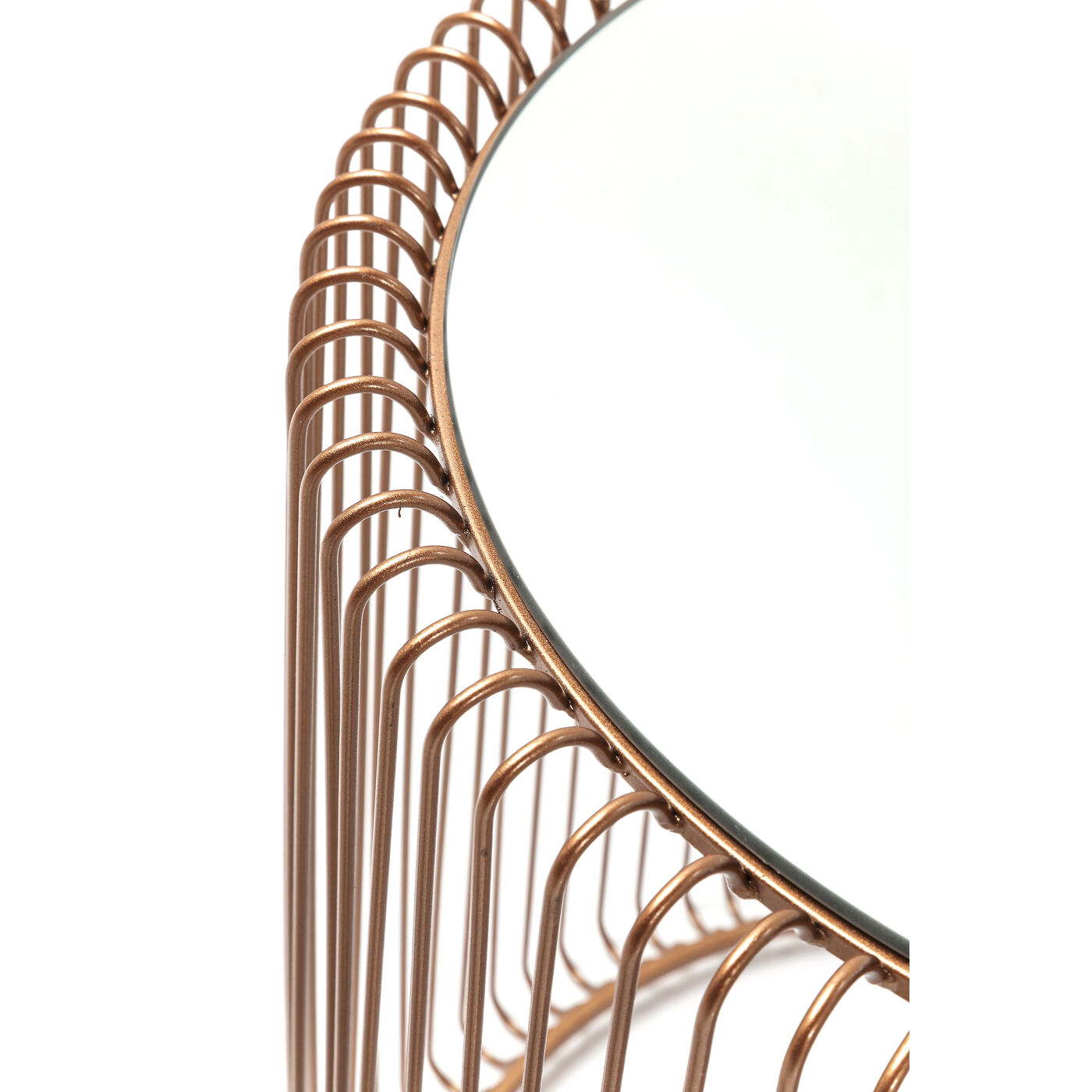 Стол приставной Wire Copper Ø44 см (2 шт)