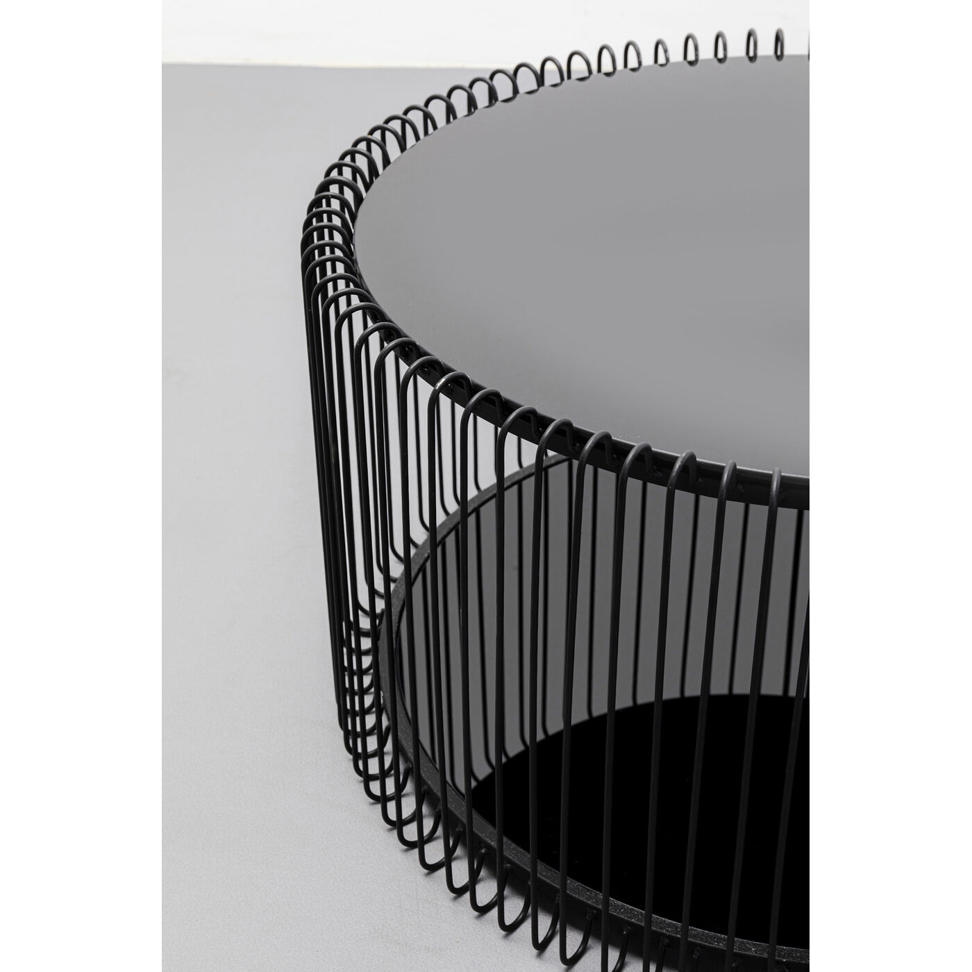 Стол кофейный Wire Cut Out Black (2 шт)