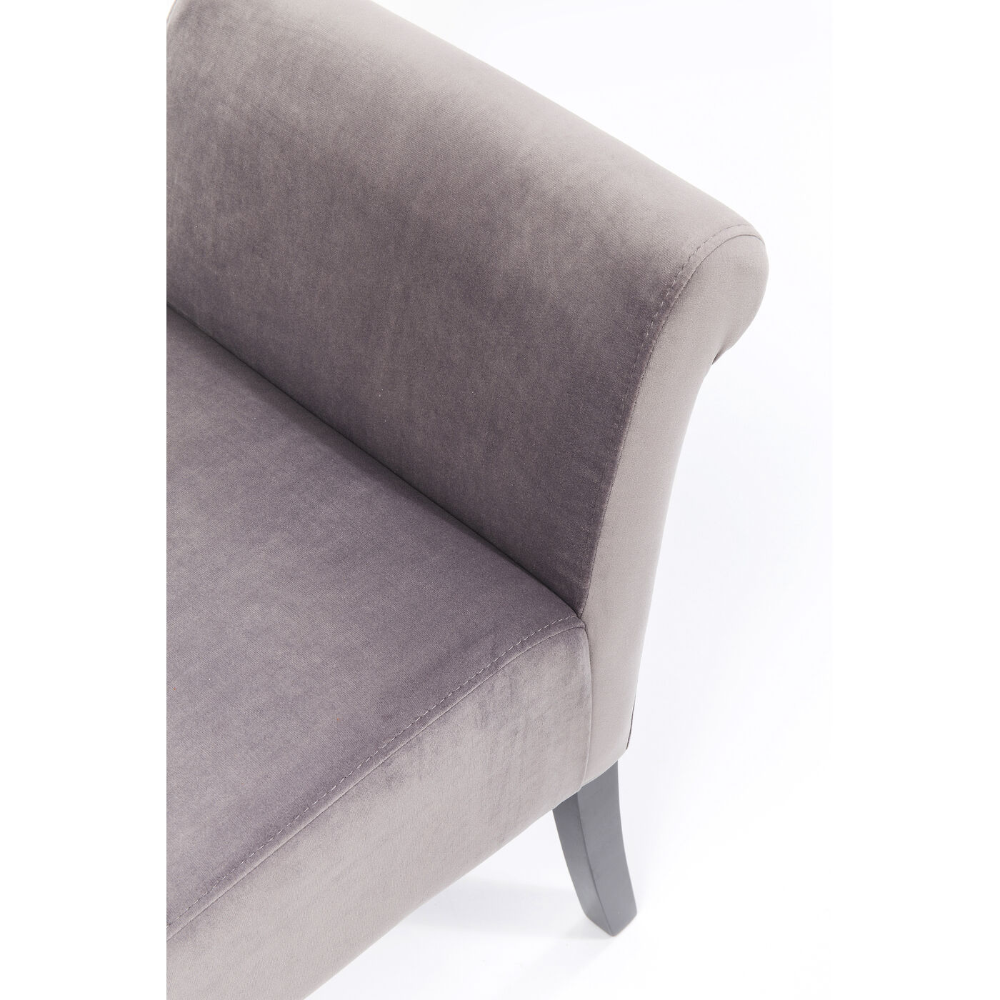 Скамья Motley Velvet Silvergrey