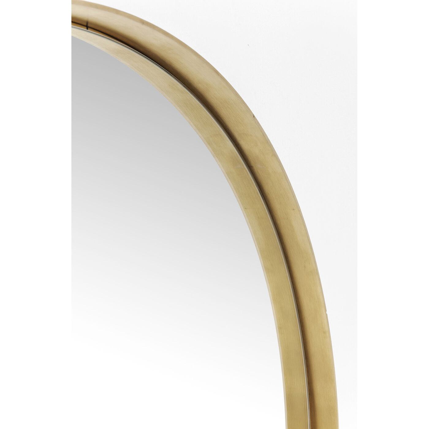 Зеркало Curve Round Brass MO Ø100 см