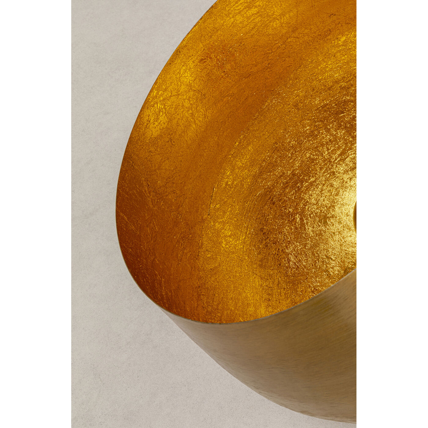 Светильник напольный Apollon Smooth Gold Ø50 см