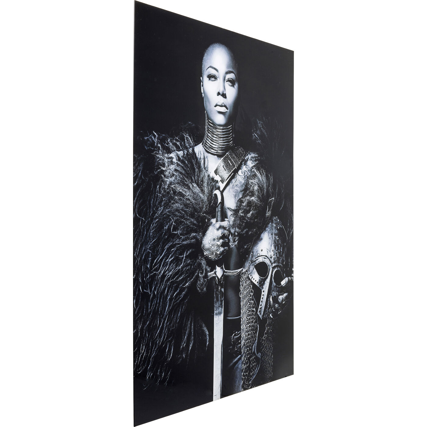 Картина стеклянная Lady Knight 100x150 см