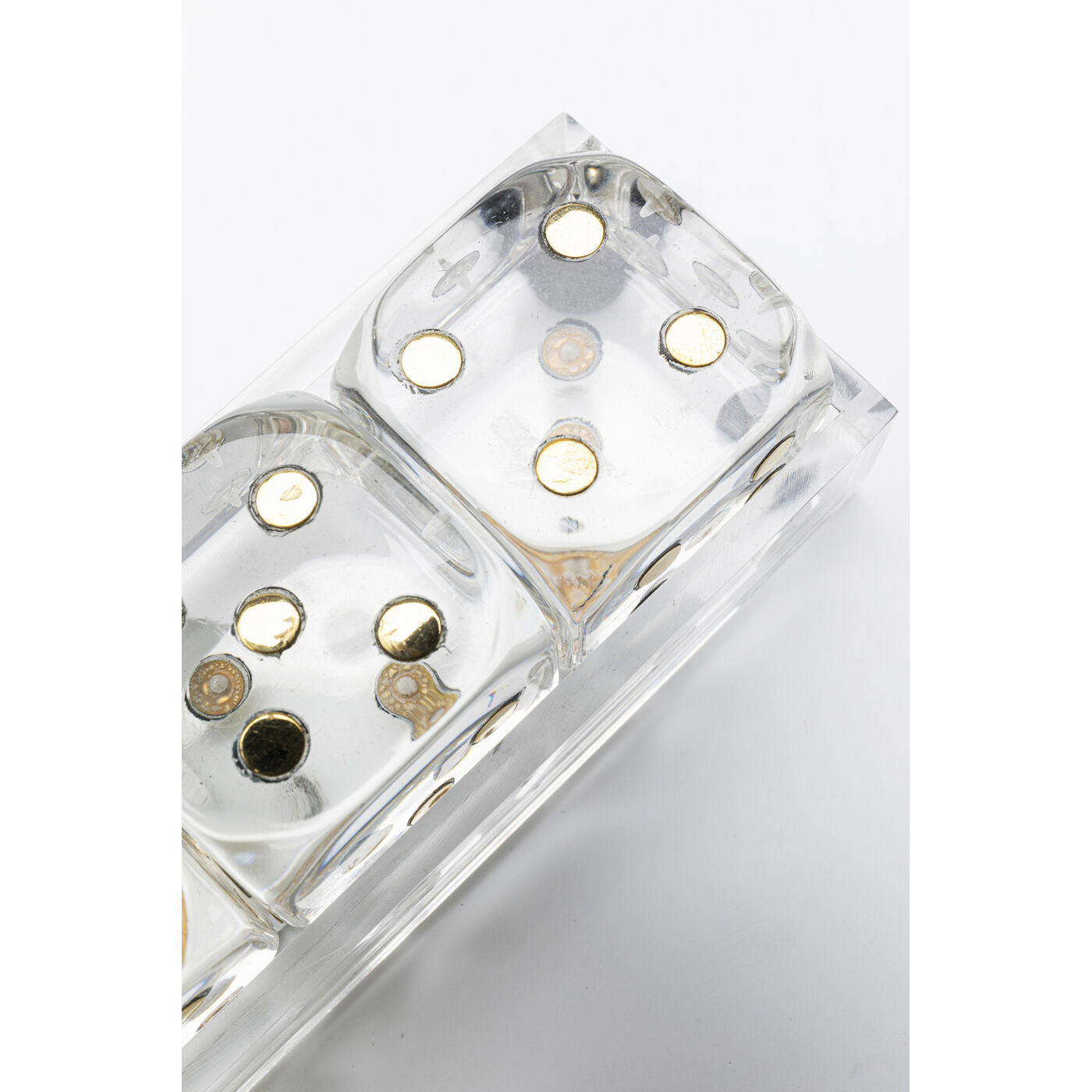 Объект декоравтиный Dice Transparent 17x4 см