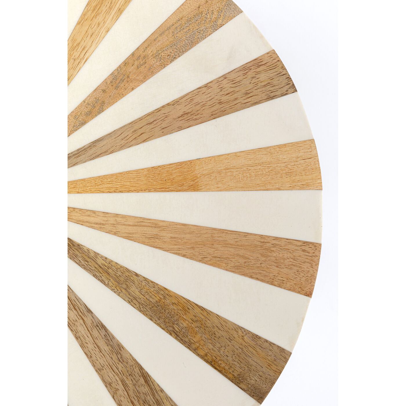 Стол приставной Domero Cirque Gold White Ø40 см