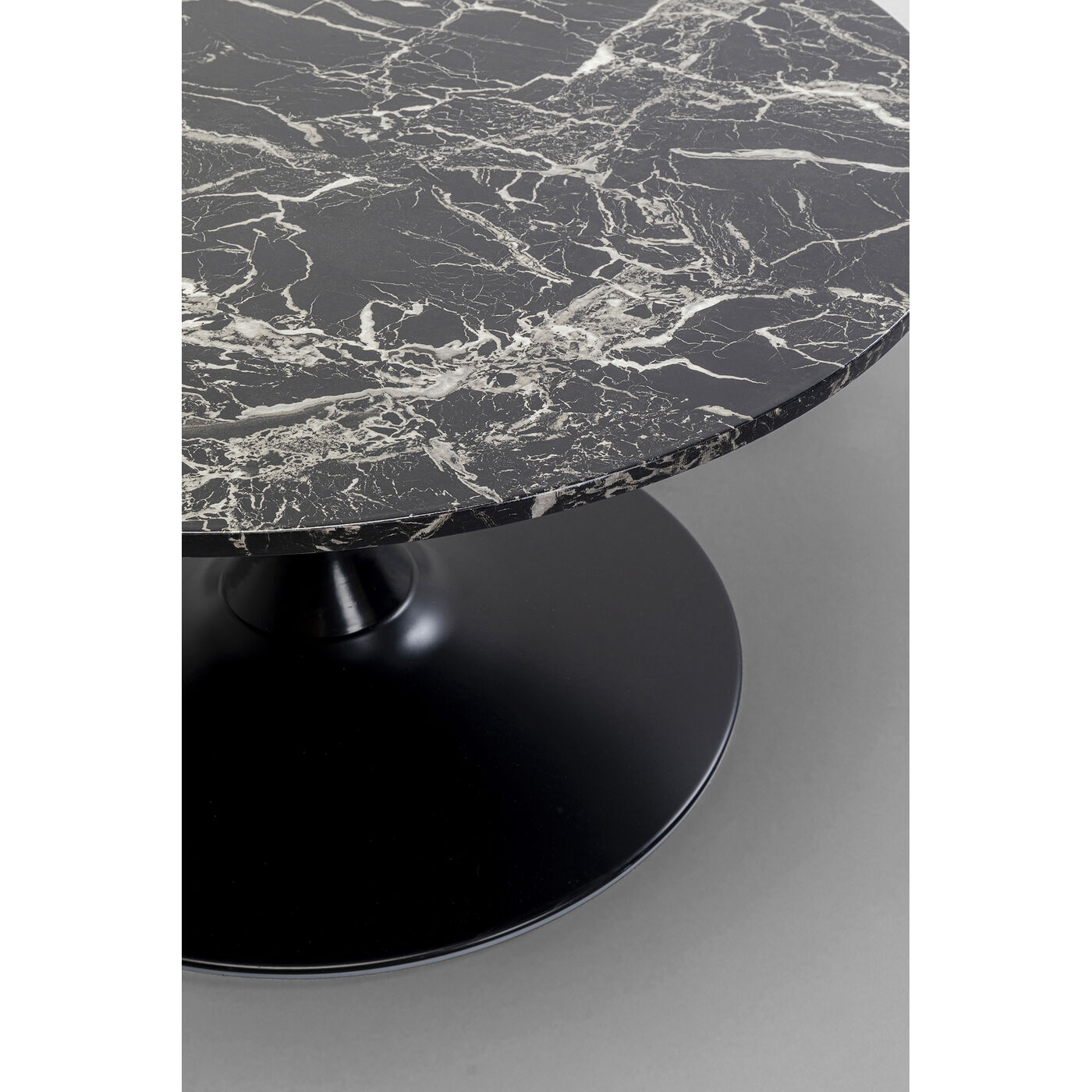 Стол кофейный Schickeria Marble Black Ø80 см