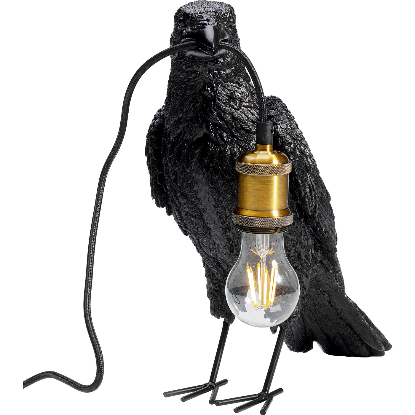 Светильник настольная Crow Mat Black