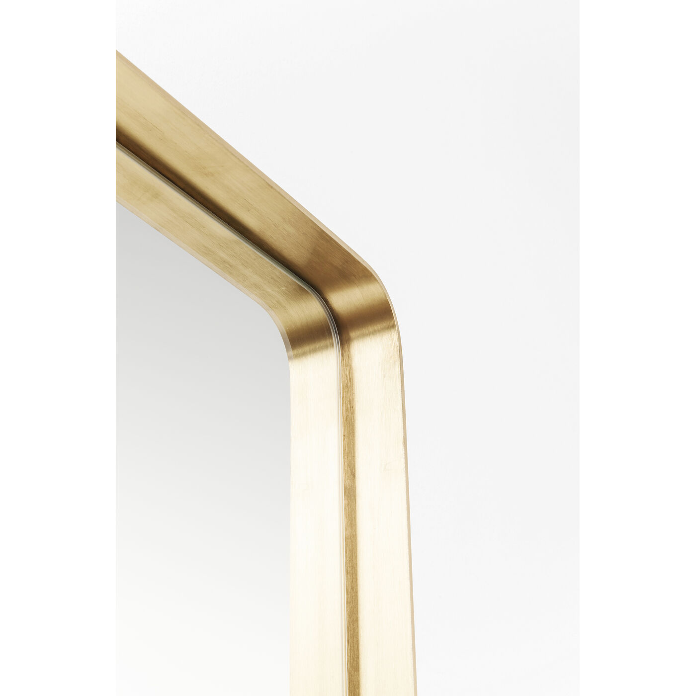 Зеркало Curve Rectangular Brass 200x70 см
