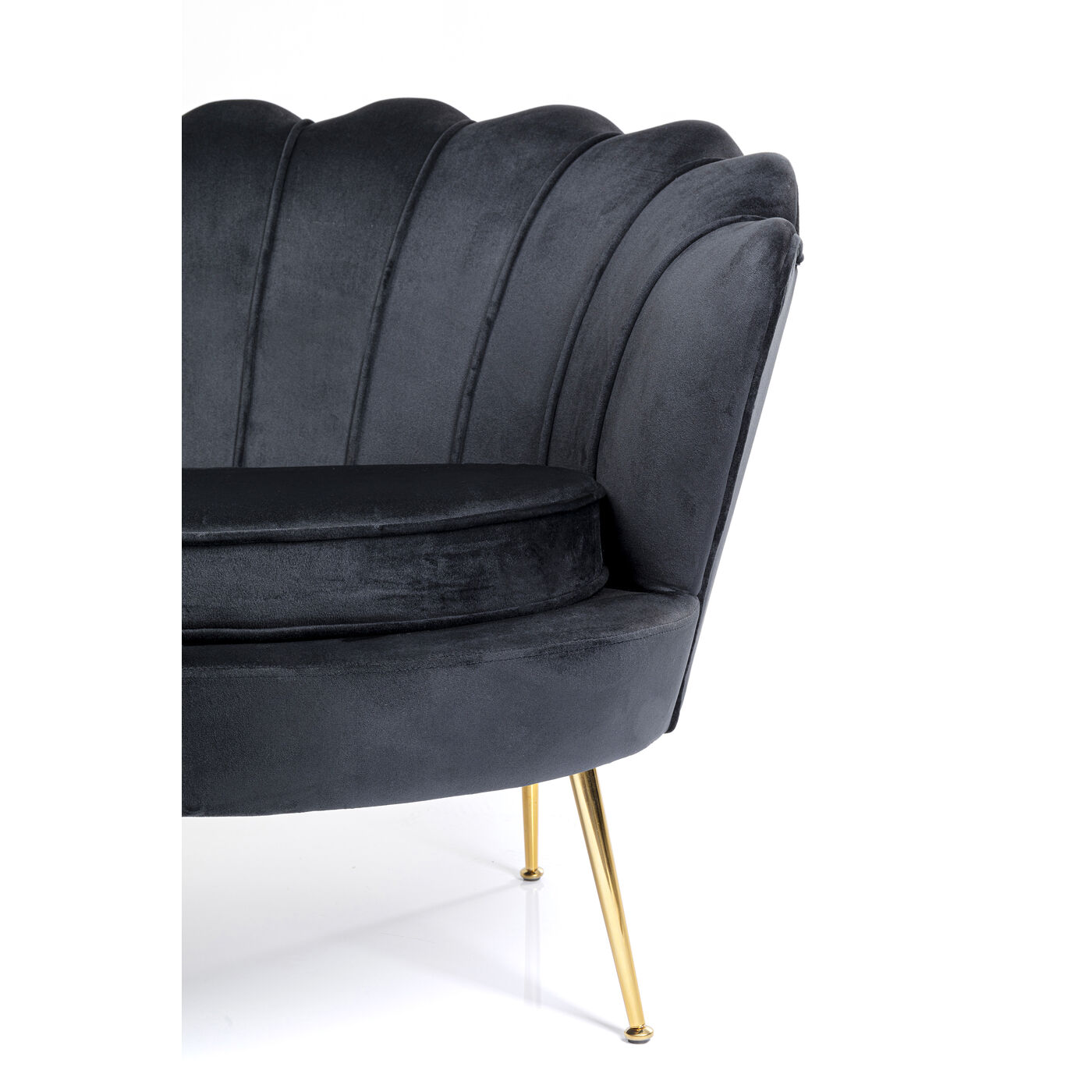 Диван двухместный Water Lily 2-Seater Black 132 см