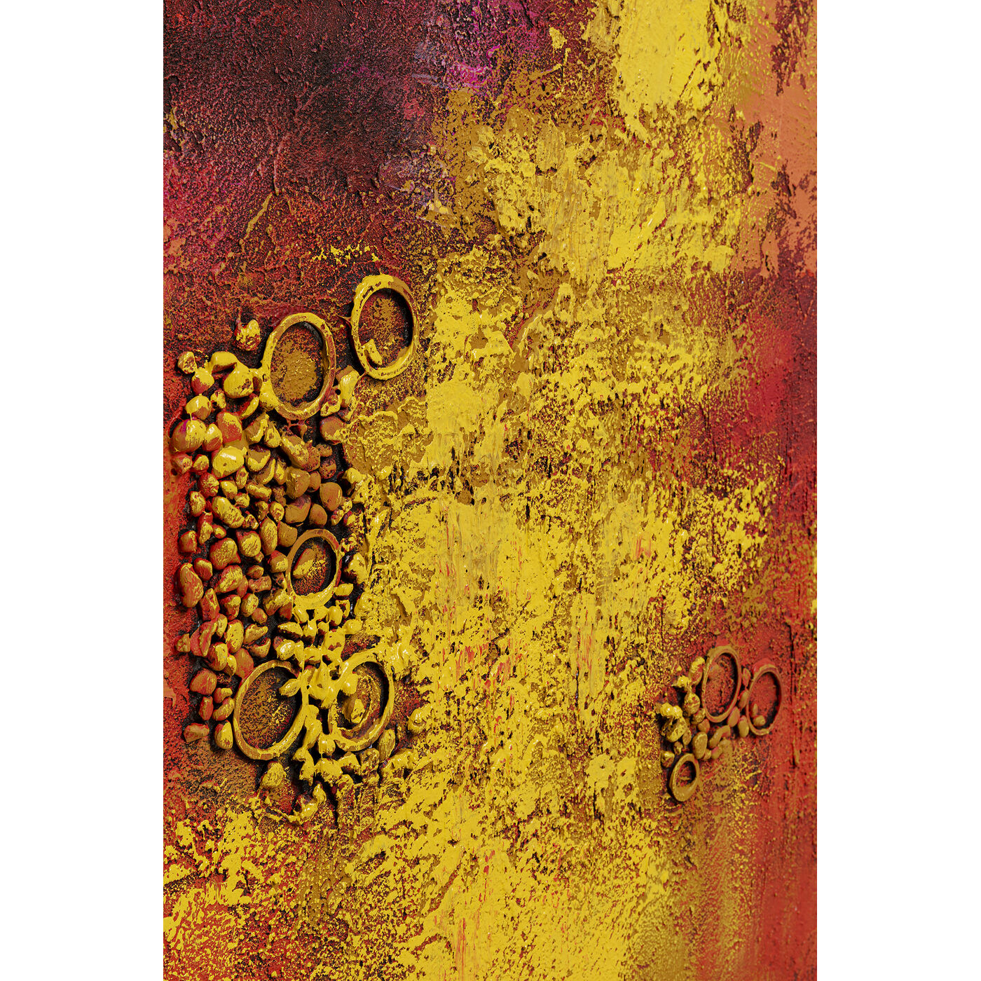 Картина на холсте Jardin Red 125x215 см