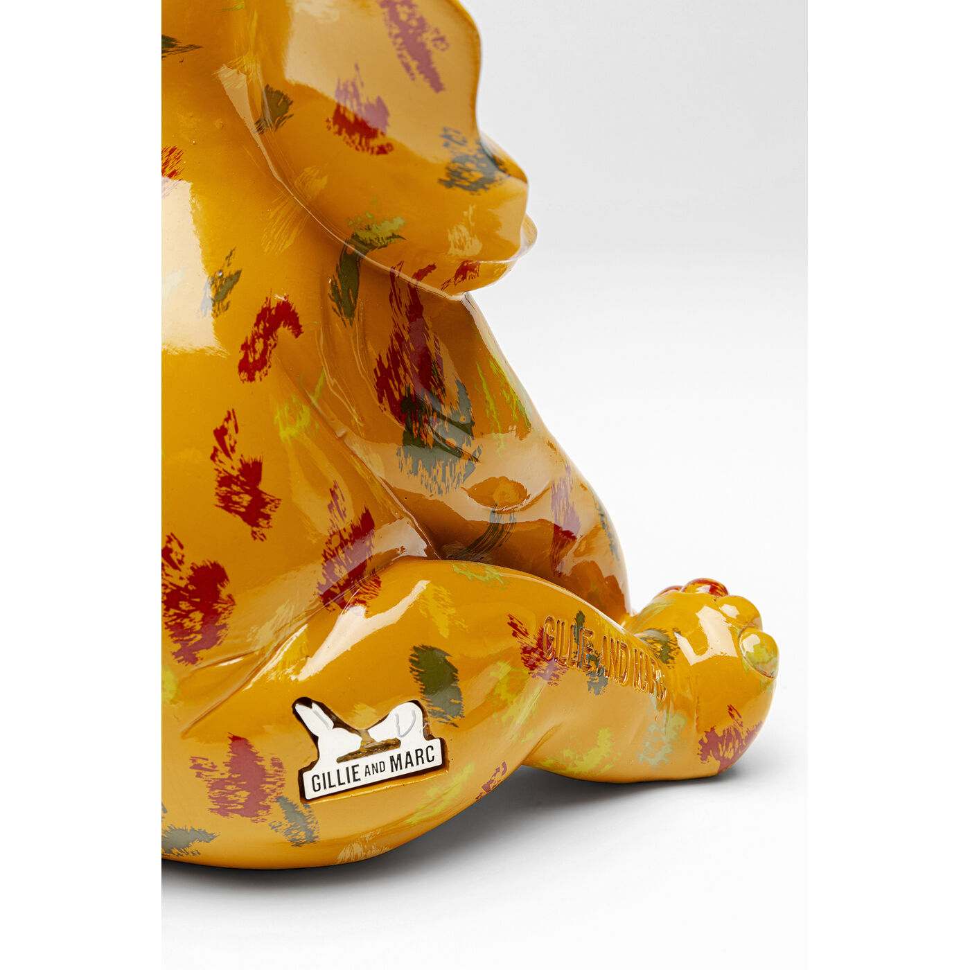 Фигура декоративная Elephant Dots Yellow 18 см