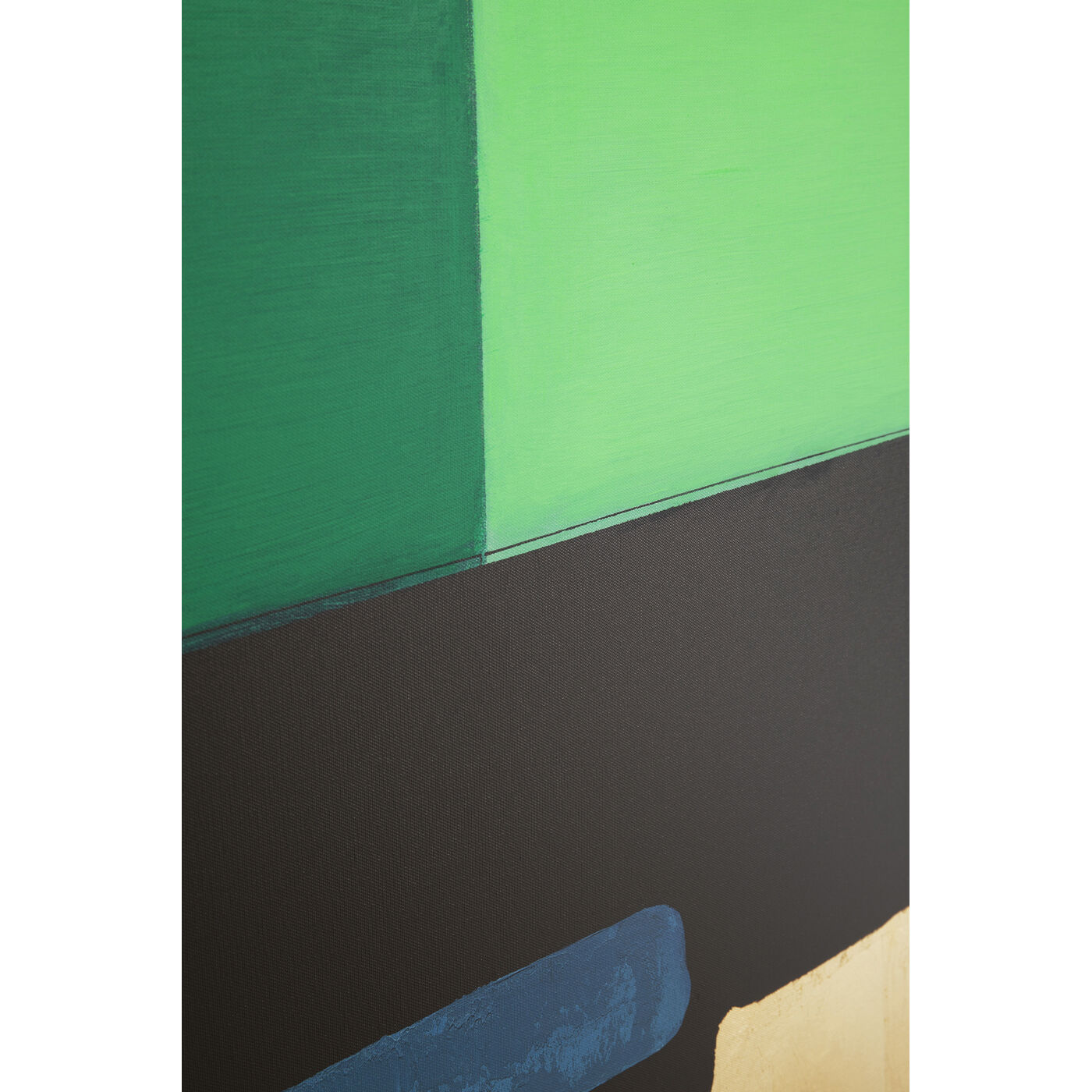 Картина в раме Abstract Shapes Green 73x143 см