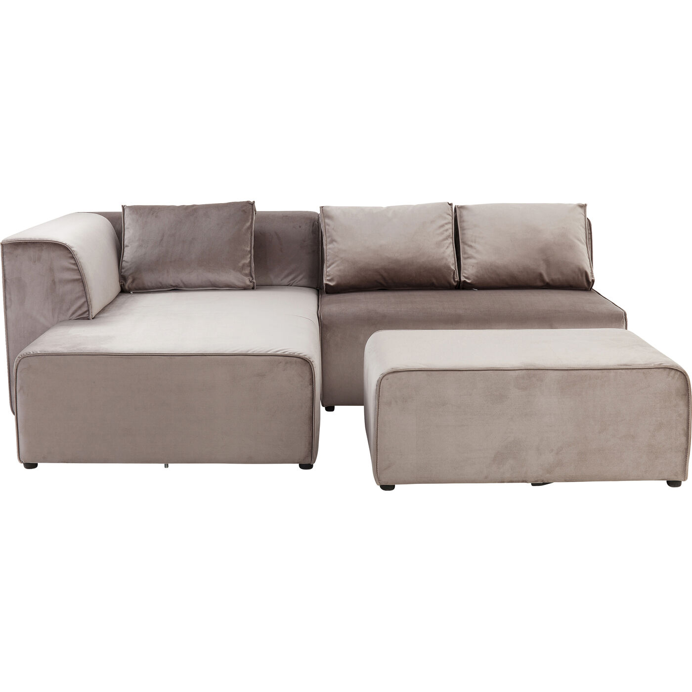 Диван угловой левосторонний Infinity Velvet Taupe Left