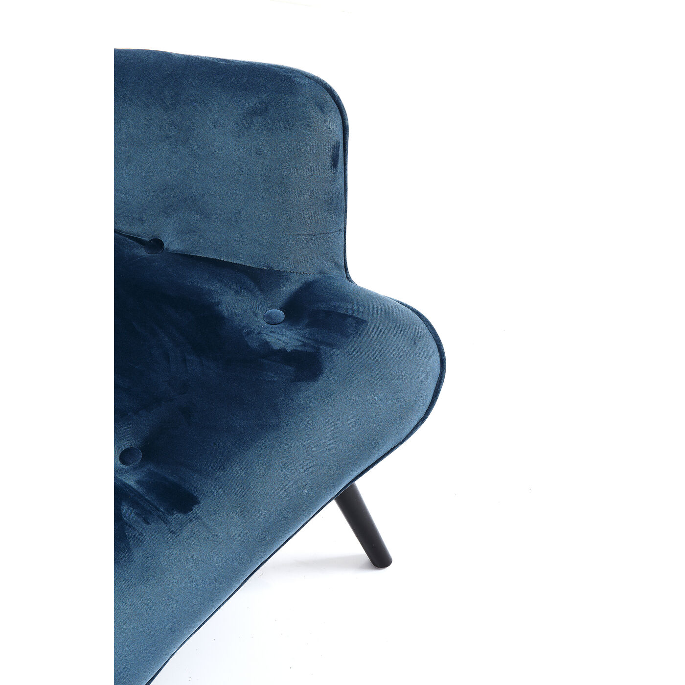Кресло Black Vicky Velvet Bluegreen