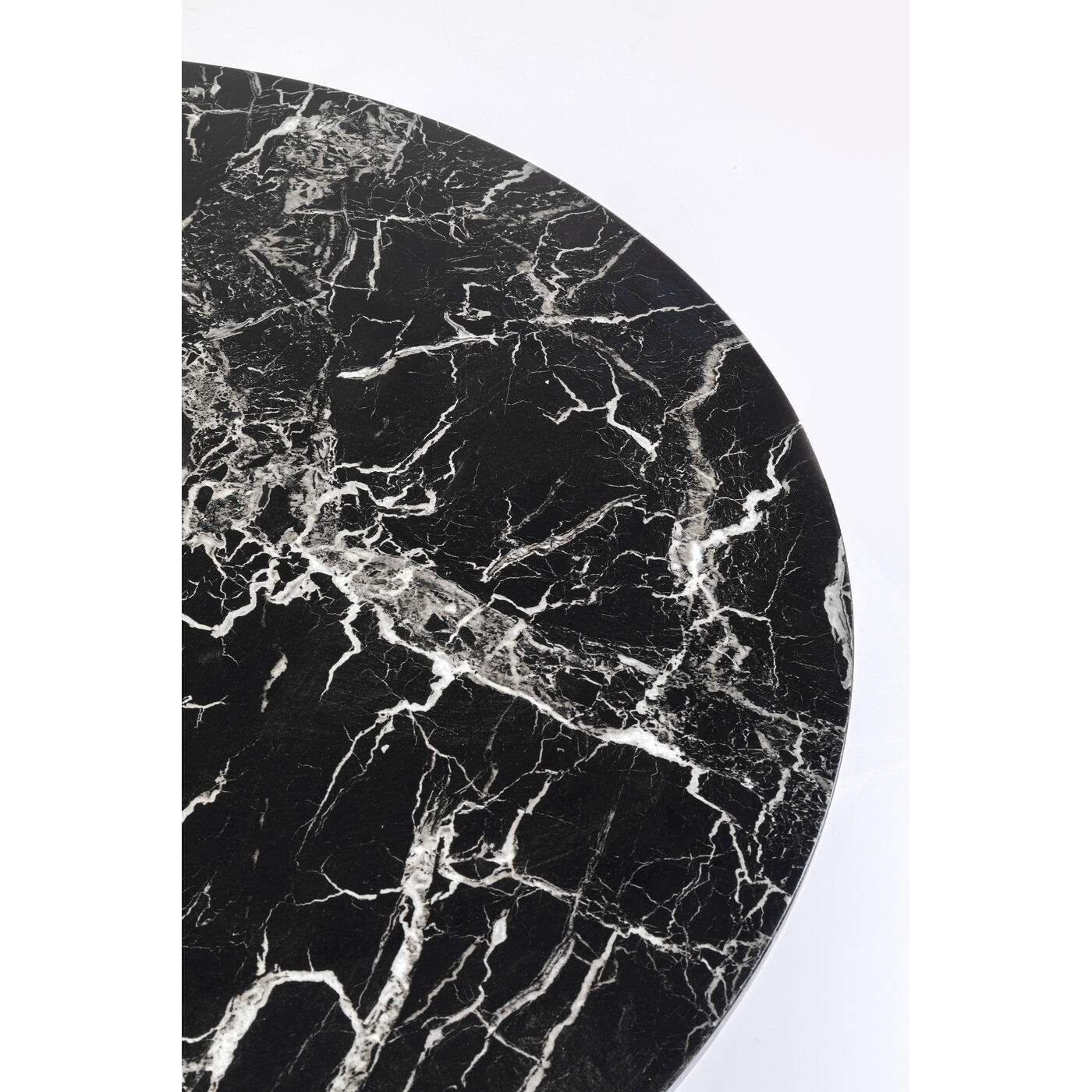 Стол Veneto Marble Black Ø110 см