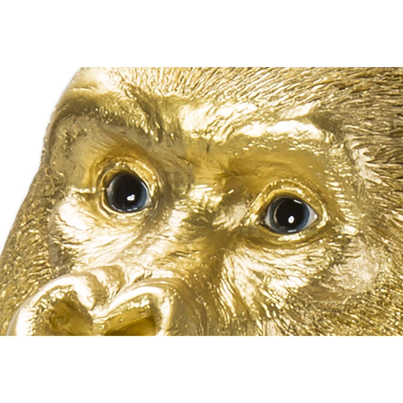 Фигура декоративная Monkey Gorilla Side Medium Gold 39 см